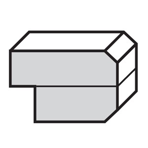 picture of a double bevel edge counter