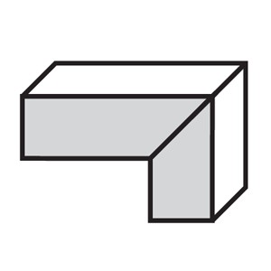 picture of a counter miter edge