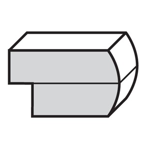 picture of a pencil edge counter edge