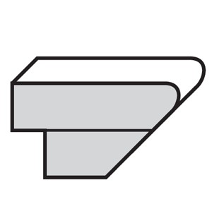 Picture of a reverse bevel edge counter