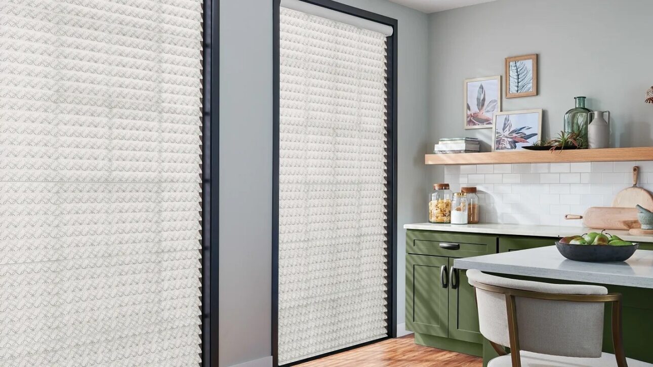 Luxurious soft white window blinds