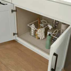 Vanity organizer unit for under the sink