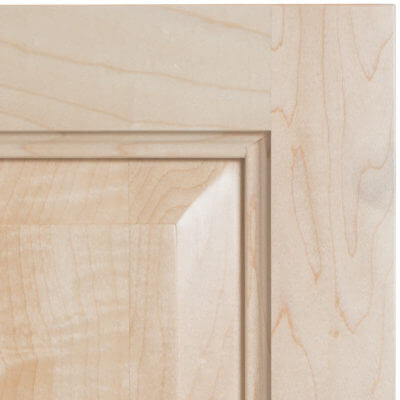 corner swatch of a maple cabinet door in chesapeake