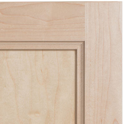 corner swatch of a maple cabinet door in concord