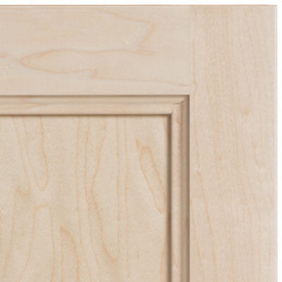 Swatch of a maple lexington cabinet door style