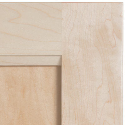 corner swatch of a maple cabinet door in sutherland