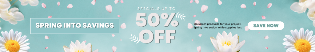 Flooring Spring Into Savings Sale banner ad