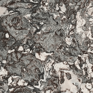 Dark-Countertop-Hue dark granite hard surface counter in black, grey and maroon tones